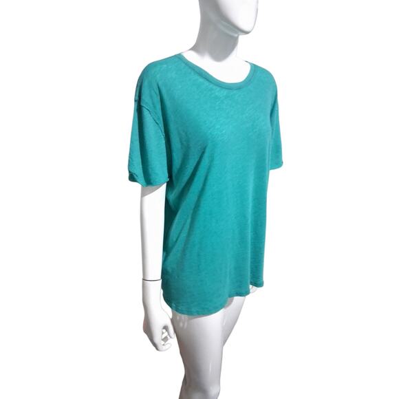 Free People We The Free Women's suze XS Oversized Grungecore Clarity Ringer Tee - Picture 2 of 12